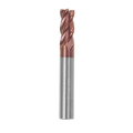 Drillpro 10mm HRC55 AlTiN Coating 4 Flutes End Mill Cutter Tungsten Carbide End Mill Cutter CNC Tool