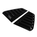2PCS Black Side Window Louvers Gloss Sun Shade Cover For VW GOLF MK7 MK7.5 GTI R
