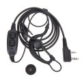 2 Pin Dual PTT Earpiece Headset Micophone for Baofeng UV-82 UV-8D Walkie Talkies