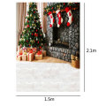 Photography Backdrop 1.5x2.1m Christmas Tree Red Socks Backdrop Vinyl Photography Photo Background F