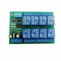 R4D8A08 DC 12V 8 Channel RS485 Relay Module Modbus RTU UART Remote Control Switch without DIN35 C45
