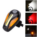 WHEEL UP Bicycle Taillight USB Charge 3 Light Color 5 Flash Mode Bike Taillight Outdoor Sports Hikin