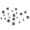 250Pcs 6 x 6mm 12 x 12mm 20 Value 4 Pins Tactile Push Button Switch Micro Momentary Tact Assortment
