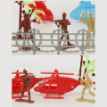 86Pcs PVC Military Soldier Static Diecast Model Decoration Toy Set for Kids Gift