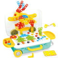 258 Pcs Electric Drill Puzzle Toys Set Trolley Case Assembling Educational Toys No Electricity