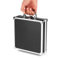 205x205x65mm/8.1"x8.1"x2.5" Aluminum Alloy Handheld Tool Box Portable Small Storage Case
