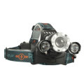 Super Bright LED Headlamp Zoomable Super Bright Flashlight 4 Mode Rechargeable for Outdoor Hiking Ca
