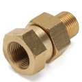 3/8 Inch BSP Brass Pressure Washer Swivel Adapter Male to Female Hose Coulper Fitting