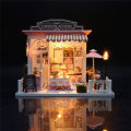 Handmade Wooden DIY House DIY Cabin With Lights For Home Decorating Lovers Anniversaries of Impor