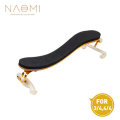 NAOMI Adjustable 3/4 4/4 Violin Shoulder Rest Padded Fiddle Quality Flamed Maple Wood Violin Shoulde