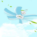 16inch Portable 6 Blades Mini Ceiling Fan Low Noise Hanging Cooler