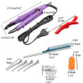 Hot Fusion Guns Heat Connector Iron Wand 100-220 Bonded Hair Extension Tools Kit