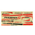 Volantexrc PhoenixS 74207/74203/74206 4 Channel 1600mm Wingspan EPO RC Airplane Spare Part Sticker