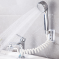 Bathroom Wash Face Basin Water Tap External Shower Head Toilet Hold Filter Flexible Hair Washing Fau