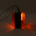 24V Amber Dual Side LED Waterproof Tail Light Forklift Trailer Truck Yacht Car Front Turn Signal Lam