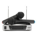 Weisre WM-09V VHF Wireless 2 Channel Dual Handheld KTV Karaoke Home Party Microphone System