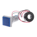 3pcs Blue Light AC 60-500V 0-100A D18 Square LED Digital Dual Display Voltmeter Ammeter Voltage Gaug