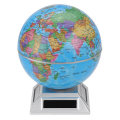 Solar Automatic Rotating Globe Decorative Desktop Earth Geography World Globe Base World Map Educati