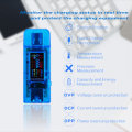 USB 3.0 Colorful LCD Voltmeter Ammeter with Power-off Protection Voltage Current Meter Multimeter Ba
