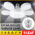 AC165-265V 40W 5 Blades Turtle Shape E27 LED Garage Light Deformable Ceiling Fixture Workshop Lamp B
