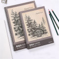 B5 Sketchbook 40 Pages Double Coil Design Loose-leaf Graffiti Drawing Book Stationery Painting Art S