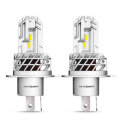 NovSight N35 2PCS H4 12V 50W 10000LM 6000K LED Bulbs Motorcycle Lamp High Power Car Headlight Headla