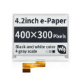 Waveshare 4.2 inch Electronic ink Screen E-paper 400x300 Resolution Black and White Display Module