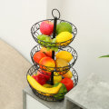 Three-layer Fruit Basket Holder Large Capacity Fruit Basket Bowl Durable Cake Snacks Storage Stand
