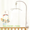 Baby Crib Mobile Bed Bell Toy Holder Arm Bracket + Clockwork Movement Music