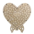 Wedding Signing Board Heart Shape Wooden Wedding Sign Heart Drop Box for Guest Book Message Box Wedd