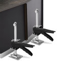 2pcs FQ-05 Adjustable Hand Lifting Tool Labor-saving Arm Board Lifter Cabinet Jack Door Use Plaster