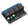 4 Channel 12V Bistable Self-locking Relay Module Button MCU Low-level Control Switch Board