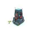 Classic Vintage Clockwork Wind Up Tank Robot  Adult Collection Children Tin Toys With Key