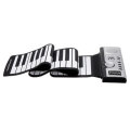 Bora BR-01 61 Keys Foldable Portable Roll Up Electronic Piano 128 Tones Headphone Output with USB Po