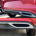 3pcs/Set Rear Bumper Diffuser Lip Spoiler Exhaust Strip Cover Trim For VW MK6