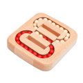 Wooden Rolling Ball Bead Toy Fingertip Magic Rotating Cube Toys Prevention Alzheimer`s Disease Adult