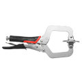 Woodworking 2 Inch C-clamp Face Clamp Locking Plier with Larger Flat Swivel Pads