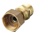 M22 to M22 Coupling Connector Brass Pressure Washer Hose Adapter