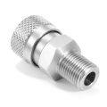 1/8 inch BSP Stainless Steel Male Plug Quick Head Connector PCP Release Disconnect Coupler Socket