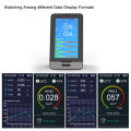 PM2.5 PM1.0 PM10 Temperature Humidity Air Quality Monitor 4.3 Inch LED Display Intelligent HCHO TOVC