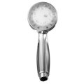 Chrome Bathroom Handheld ABS LED Shower Head 7 Color Changing Water Glow Light