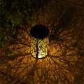 LED Solar Lantern Hanging Light with Handle Solar Lantern Waterproof Solar Landscape Lantern Shadow