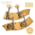 Naomi 1/2 1/4 Upright Bass Dual Tuner Machine Bass Pegs 1/2 1/4 Double Bass Tuning Pegs Head Winder