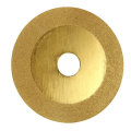 100mm Gold Glass Ceramic Granite Diamond Saw Blade Disc Cutting Wheel for Angle Grinder