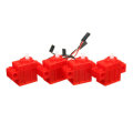 4Pcs KittenBot Red Color 360 Geekmotor with Wire for Lego/Micro:bit Smart Robot Car