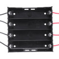 DIY 4 Slot 18650 Battery Holder With 8 Leads