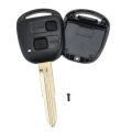 2 Button Remote Key Fob With Switch Battery Pad For Toyota Yaris Avensis Corolla RAV4