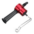 Red YT-160A Double Head Sheet Metal Nibbler Cutter Drill Attachment Metal Sheet Cutter for Electric