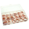 395Pc Copper Flat Ring Washer Gaskets Fitting 18 Metric Sz Electrical Automotive