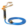 Welding Torch Electronic Ignition 2 Head Welding Nozzle Liquefied Gas 3M Hose For Soldering